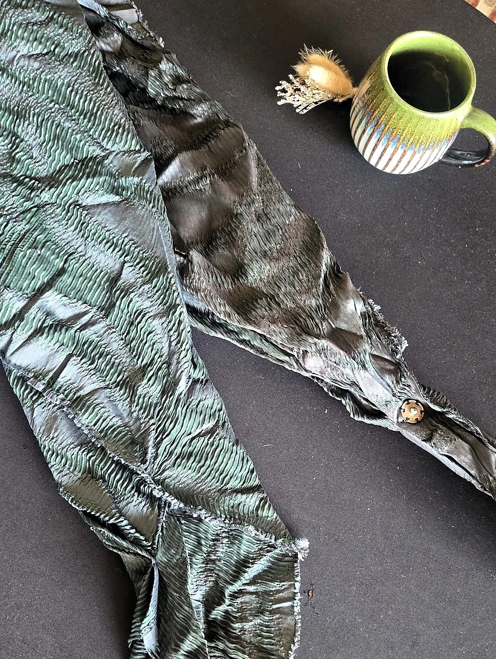 Green & Black Wrap with Button Star Trek Wardrobe S4 Toronto